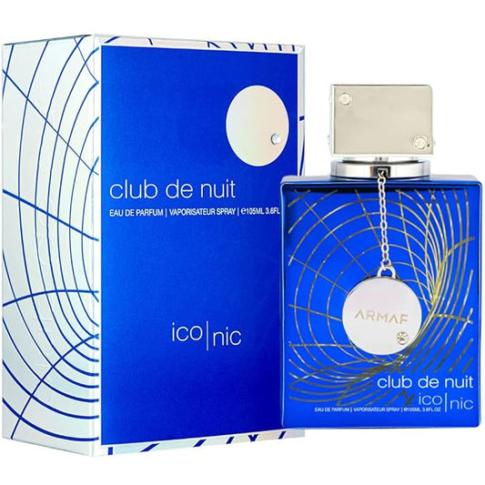 Club de Nuit Blue Iconic for Men Eau de Parfum Spray, 3.6 OZ