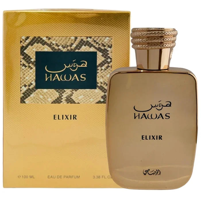 RASASI Hawas Elixir EDP para hombre 3.38 Fl Oz