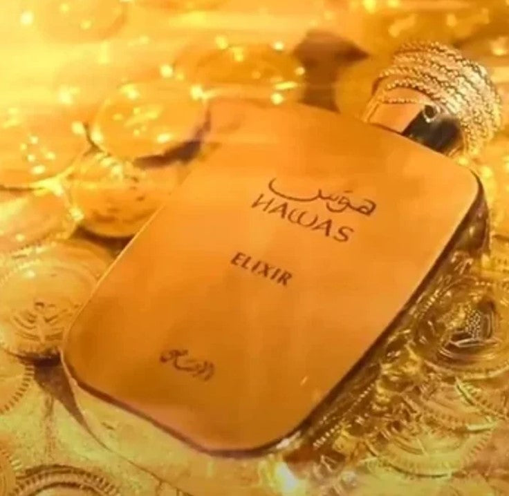 RASASI Hawas Elixir EDP para hombre 3.38 Fl Oz